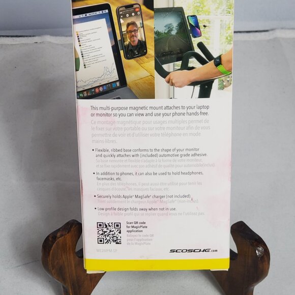 Scosche Magnetic Mount for Laptop/Computer Monitor Stand (ME2MPM-SP) - NEW™ - Picture 4 of 4